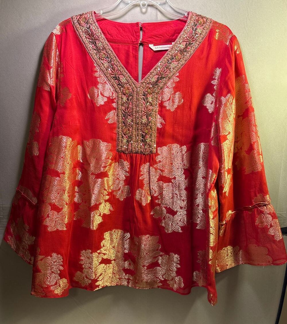 Soft Surroundings Beaded Tunic